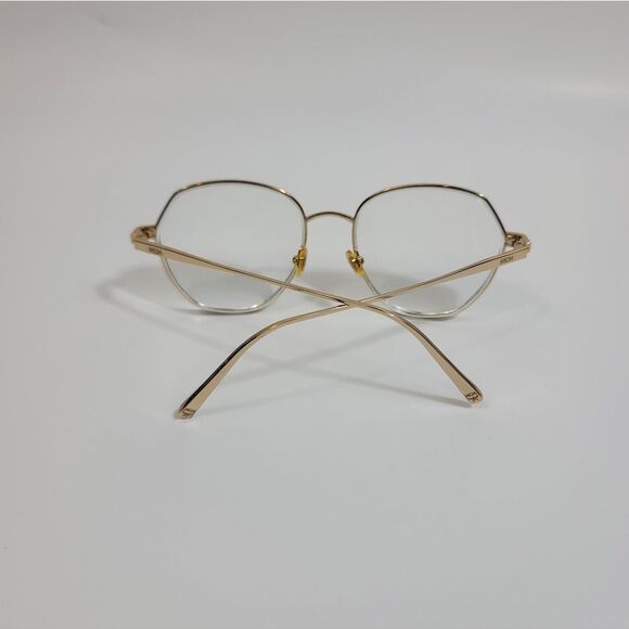 MCM 2114 717 Eyeglasses Frames 55-18-140 Gold Hexagon w/ Case Unisex Vtg Frames main image 11